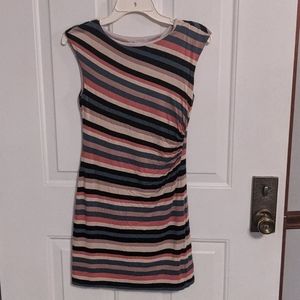 Striped casual dress